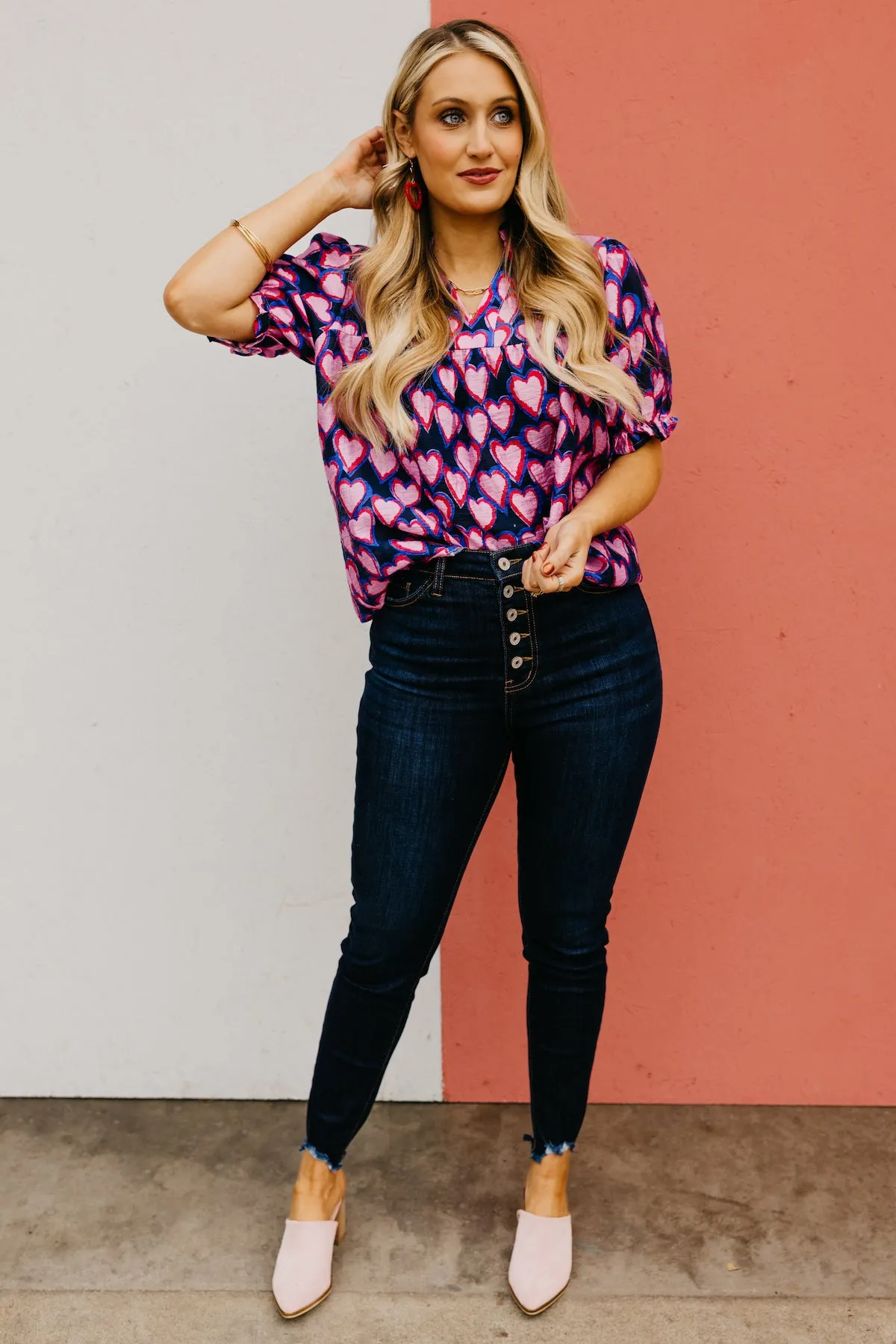 The Abraham Heart Pattern Top