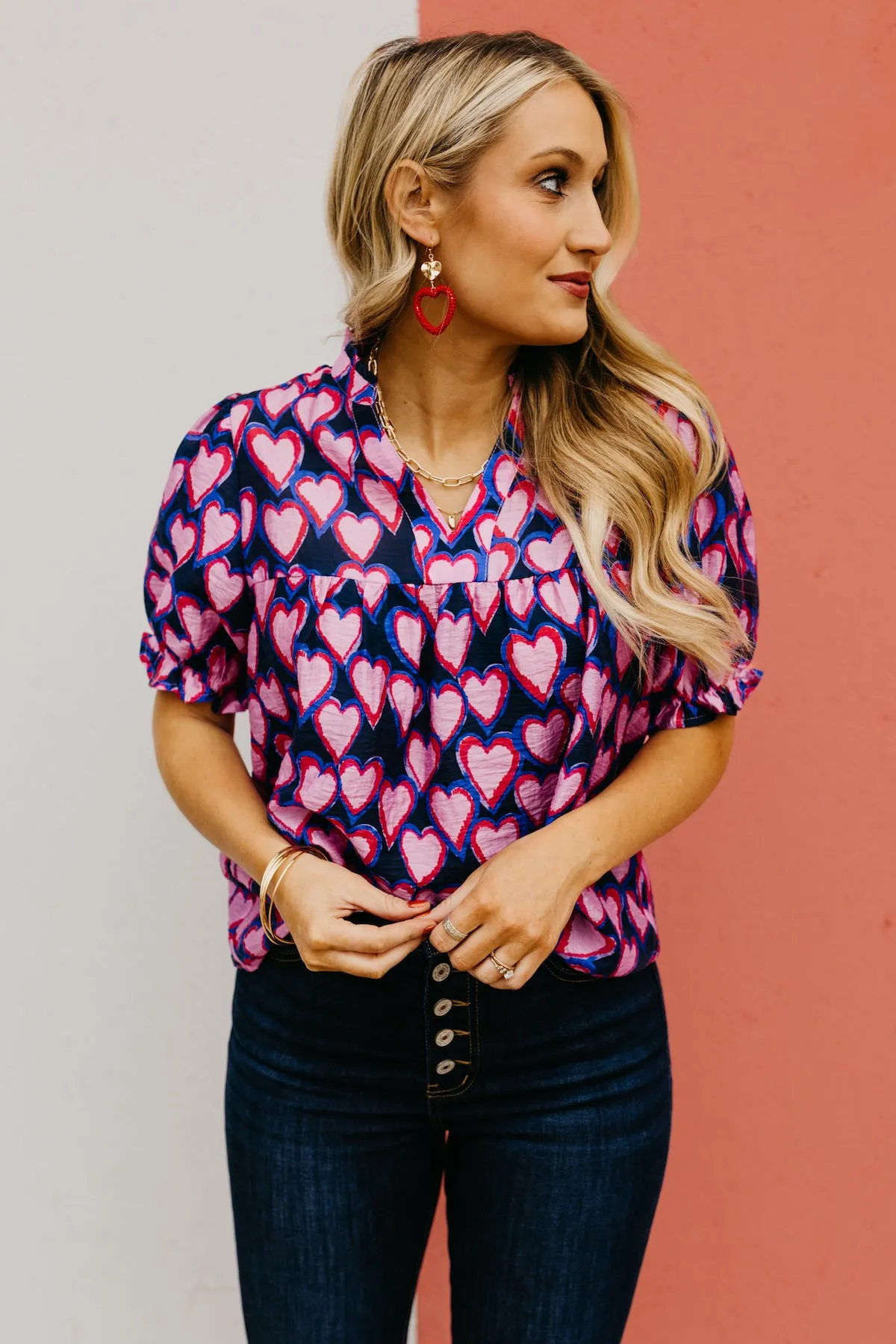 The Abraham Heart Pattern Top