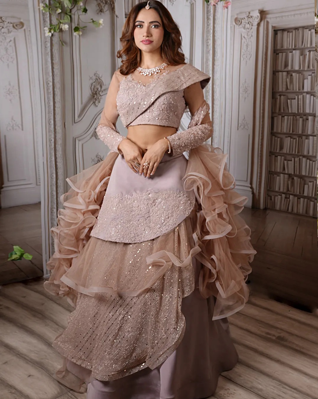 The Alliums Lehenga