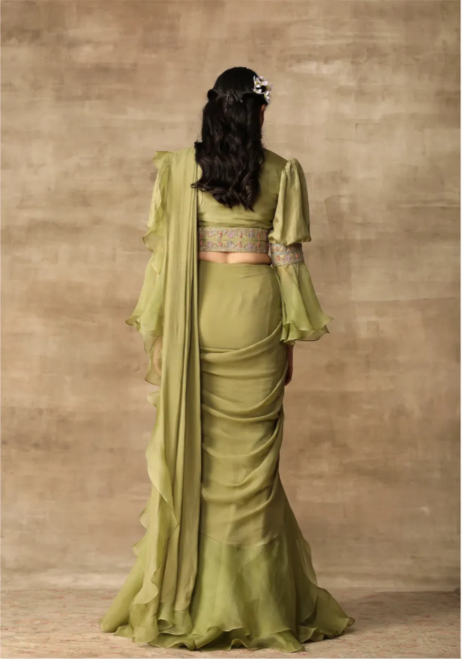The Iris Sari
