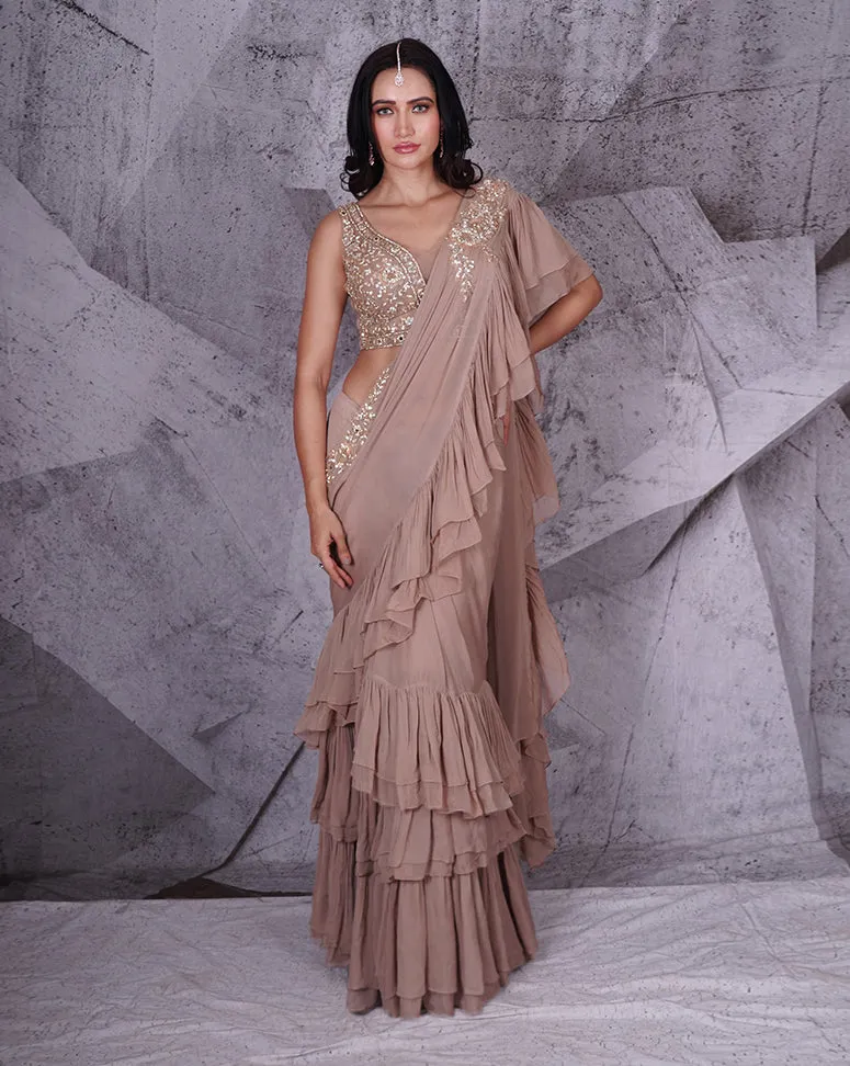 The Spree Ruffle Sari