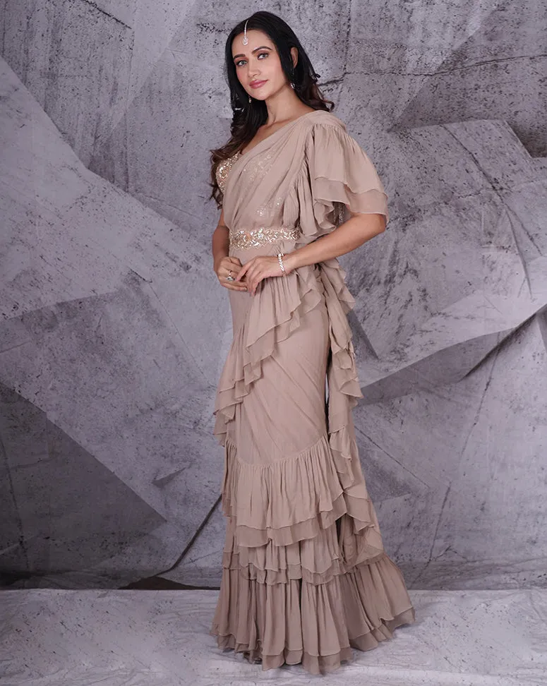 The Spree Ruffle Sari