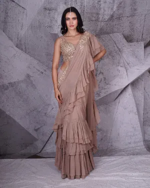 The Spree Ruffle Sari