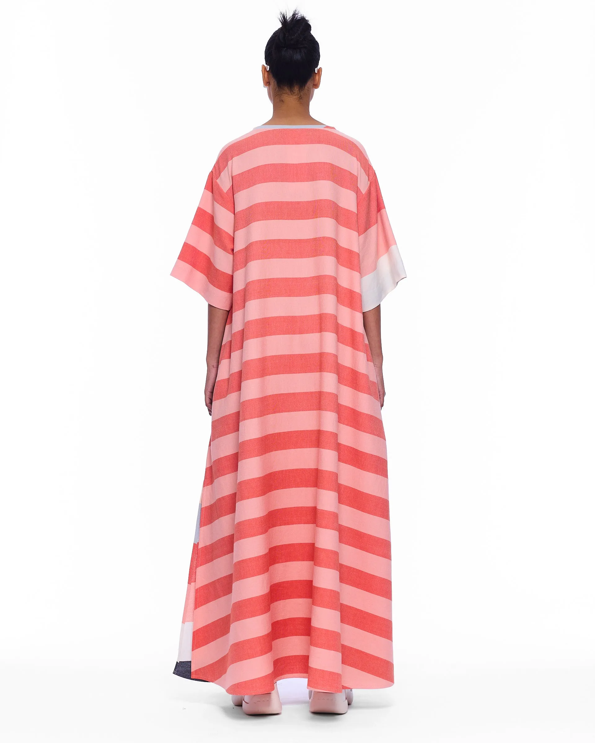 The T-Shirt Dress : Mixed Stripe
