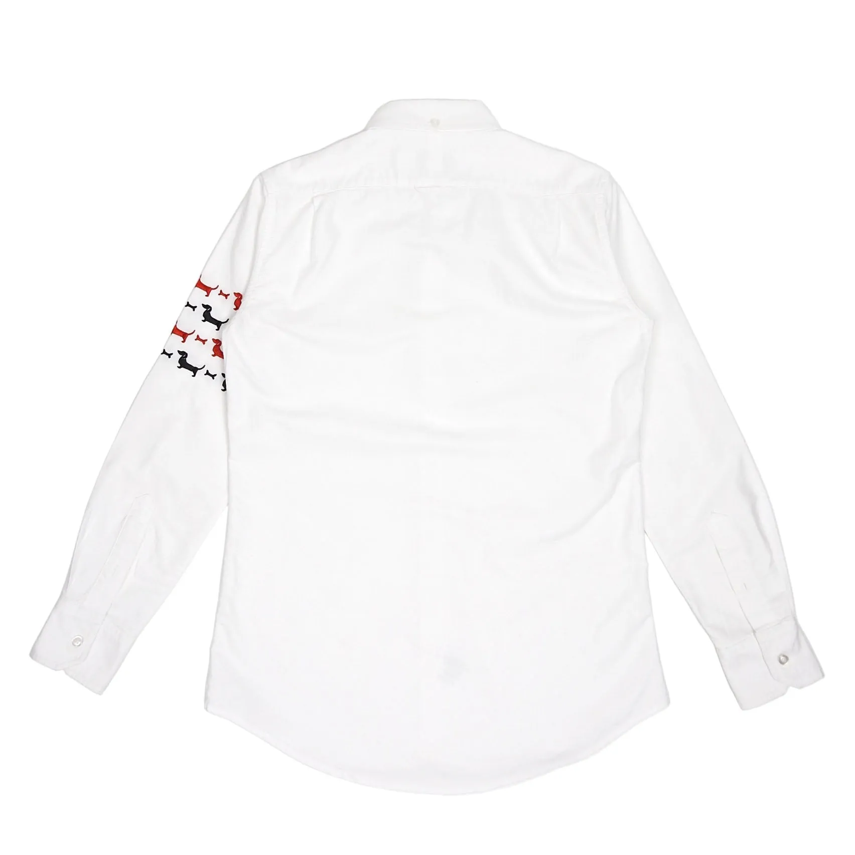 Thom Browne Hector Embroidered Oxford Shirt Size 1