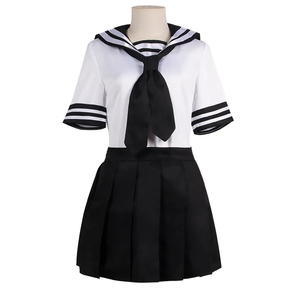Tokyo Revengers Kawaragi Senju Cosplay Costume JK Sailor Suit Halloween Carnival Suit
