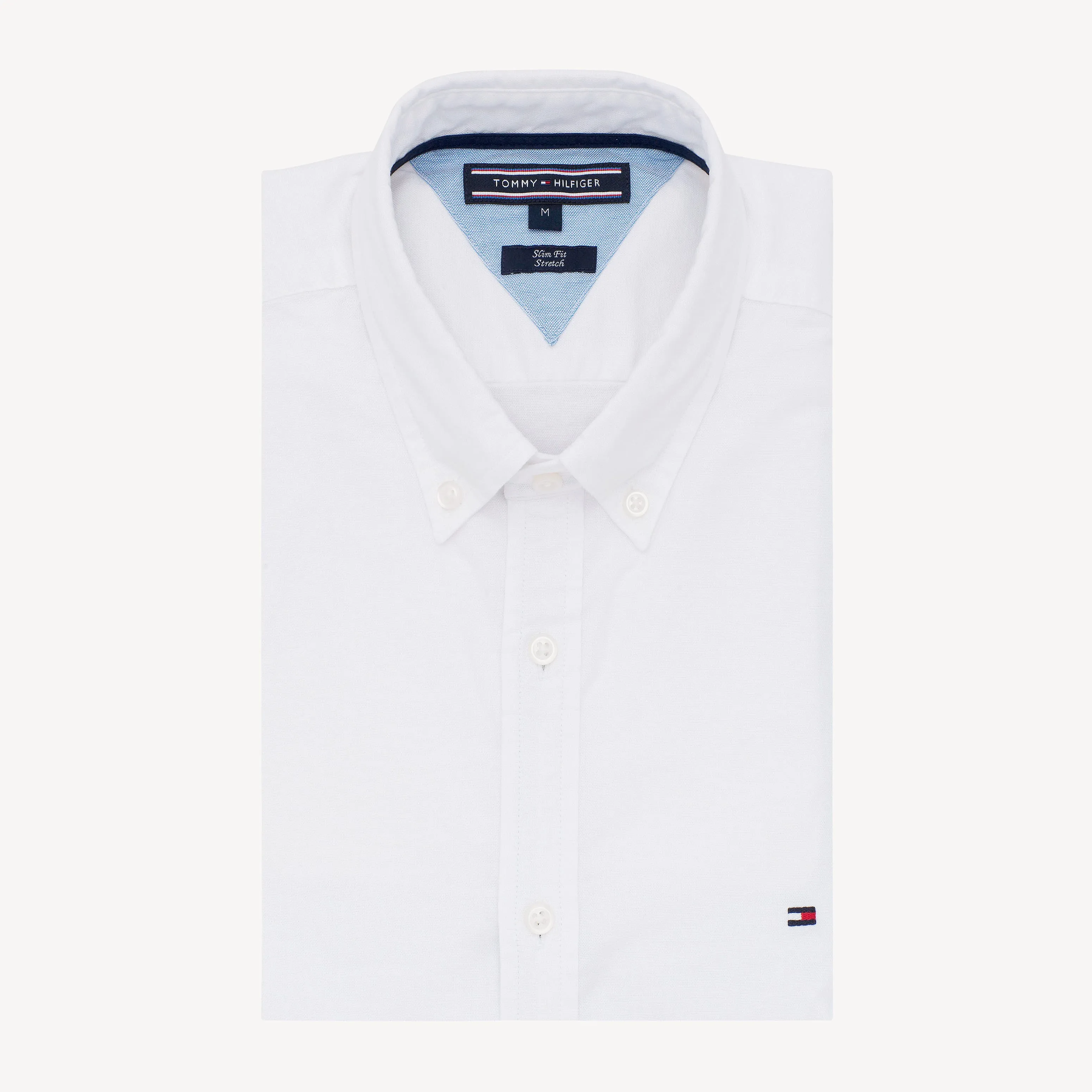 Tommy Hilfiger Mens Stretch Slim Oxford Shirt