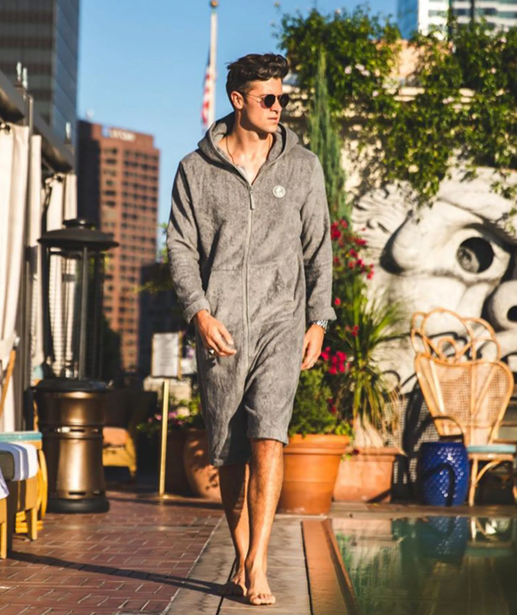 Towel Jumpsuit Grey