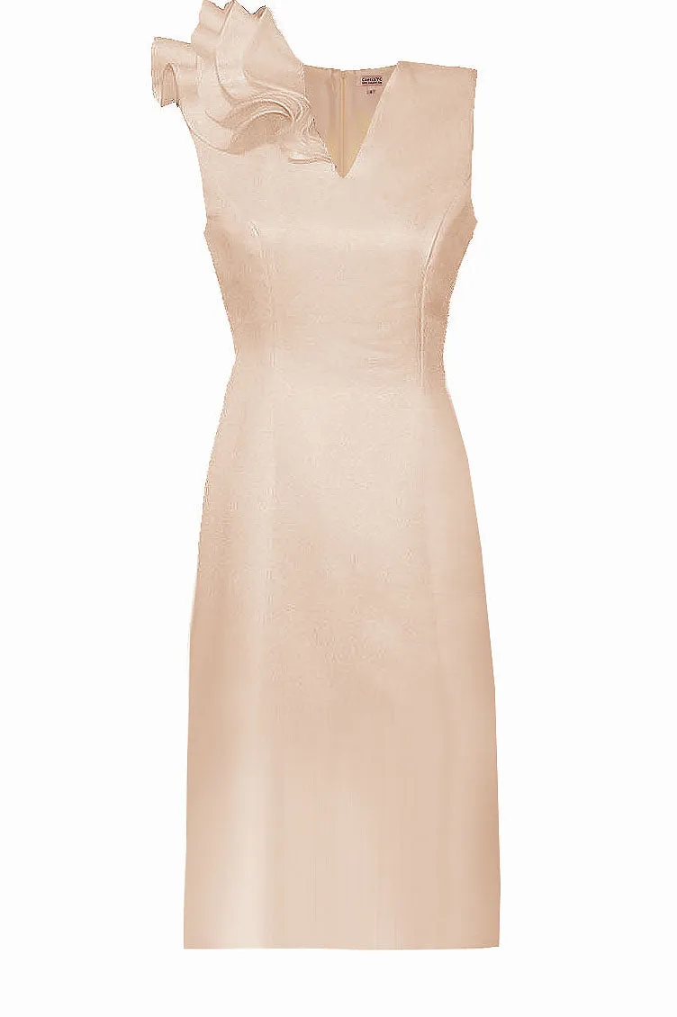 Trine Matte Satin Dress