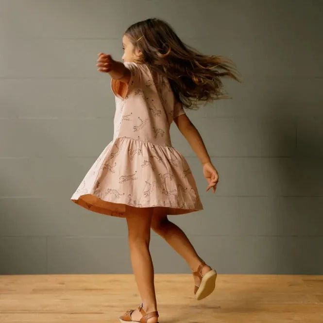 Twirl Dress - Leaping Tigers