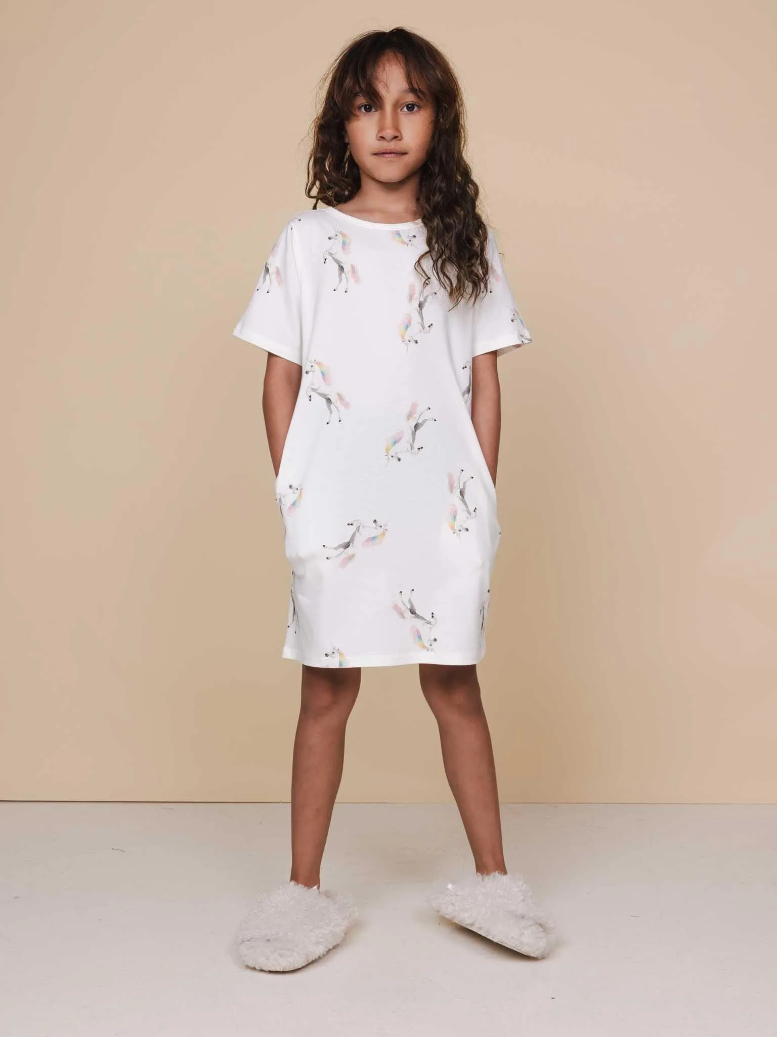 Unicorn T-shirt Dress Kids
