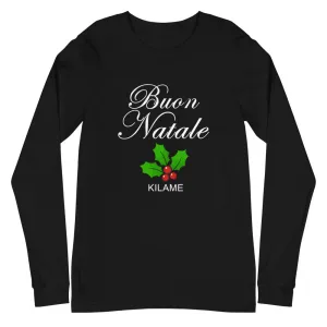 Unisex Long Sleeve Tee 'Buon Natale'