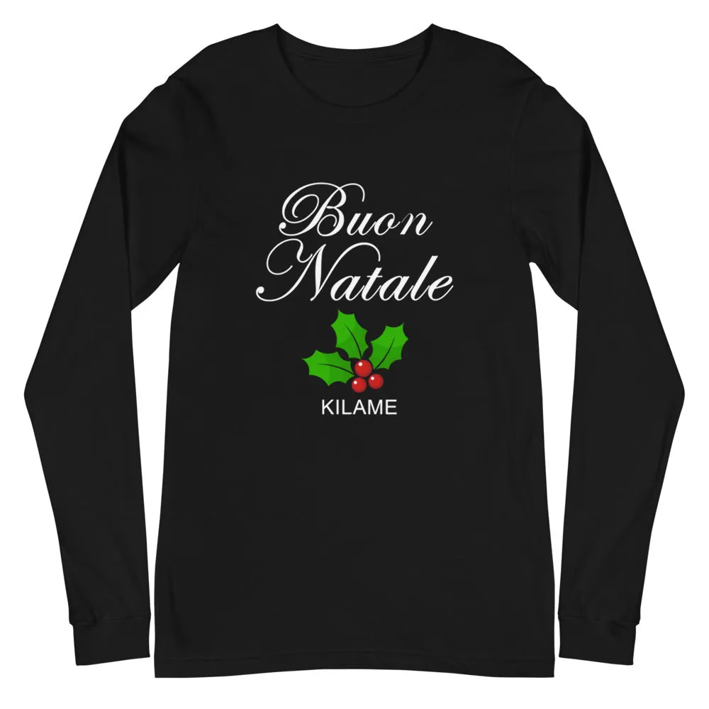 Unisex Long Sleeve Tee 'Buon Natale'