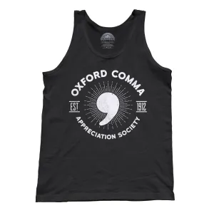 Unisex Oxford Comma Appreciation Society Tank Top