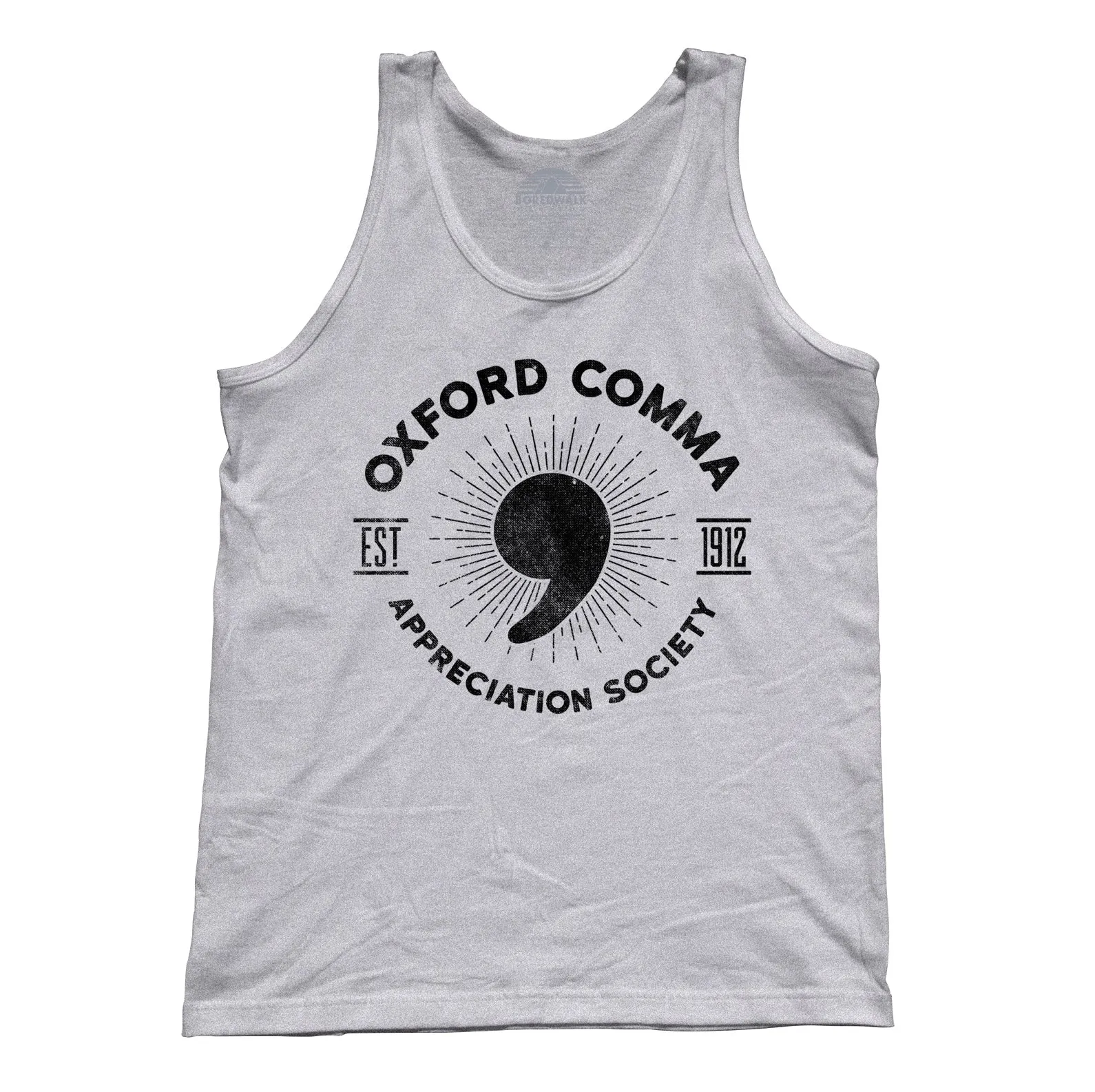 Unisex Oxford Comma Appreciation Society Tank Top