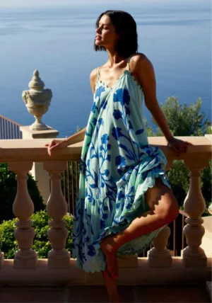 V-Neck Midi Dress