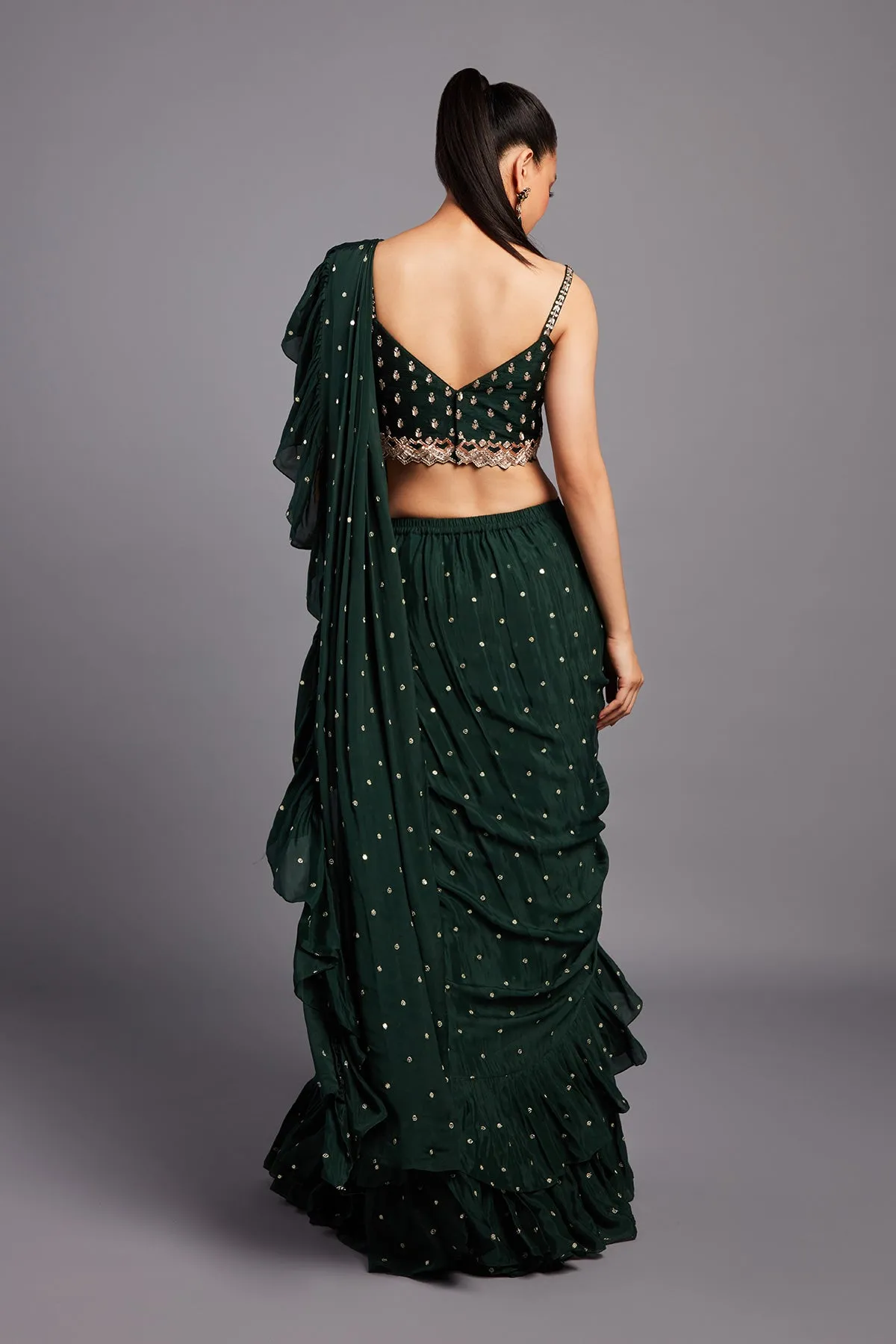 VARONICA RUFFLE SAREE