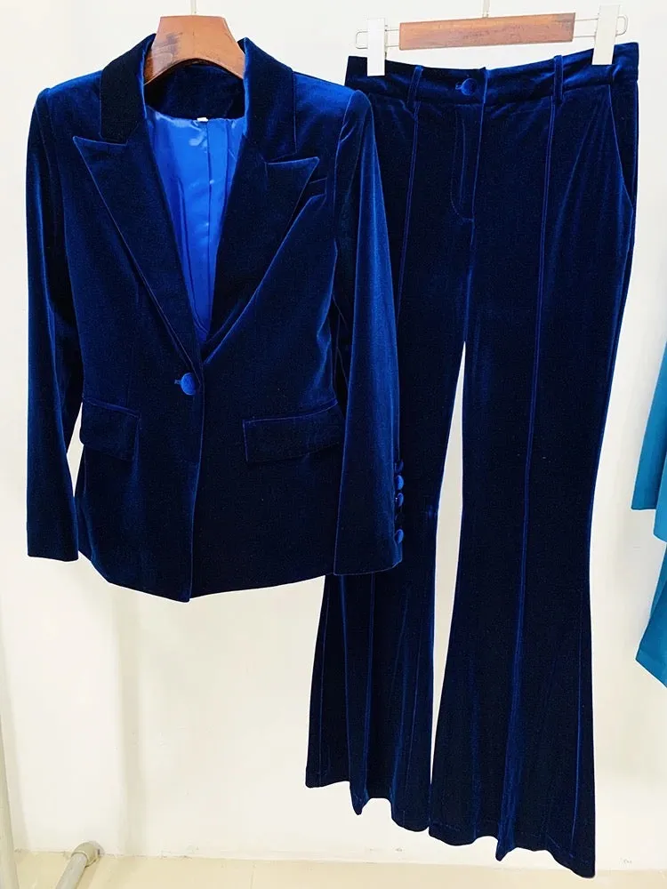 Velvet 2 Piece Suit
