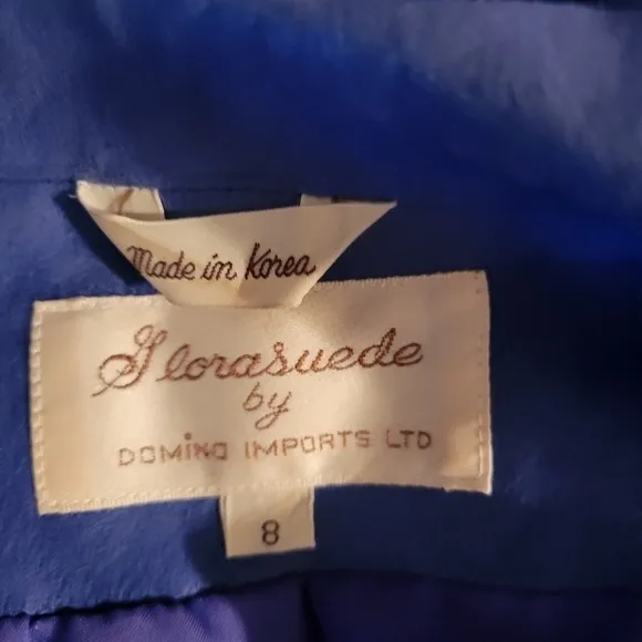 Vintage Glorasuede Suit Blue 8