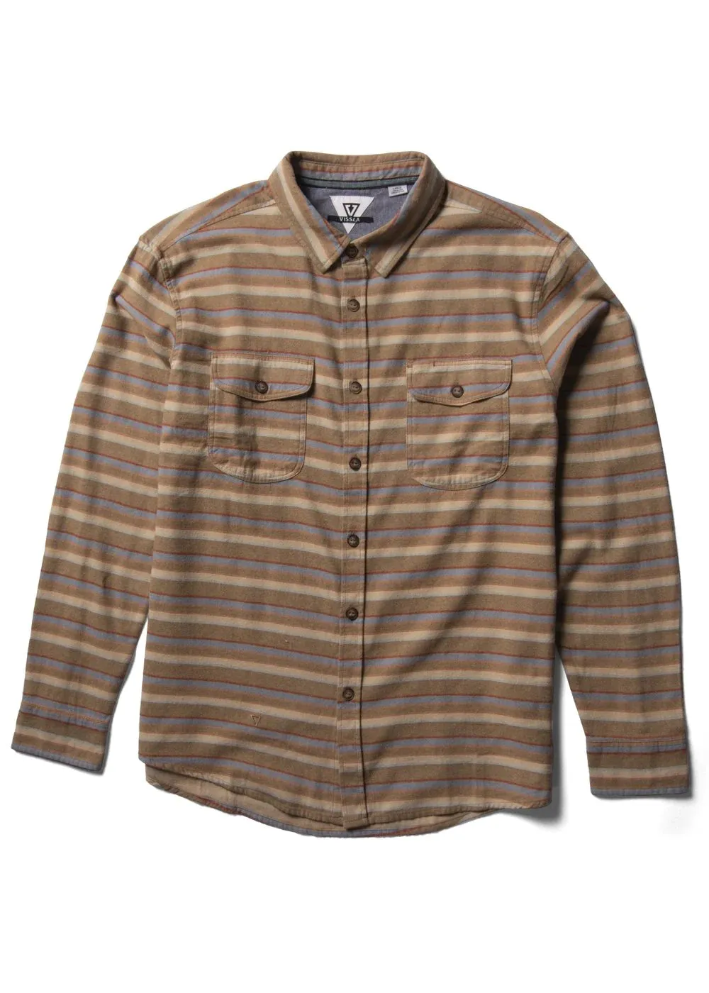 Vissla Central Coast ECO LS Flannel - Kangaroo