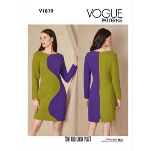 Vogue Pattern V1819 F5 (16-18-20-22-24)