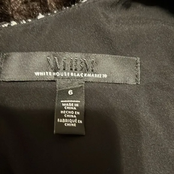 White House Black Market SZ 6 Dress