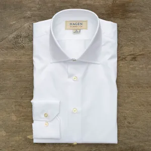 White Super Fine Twill Dress Shirt