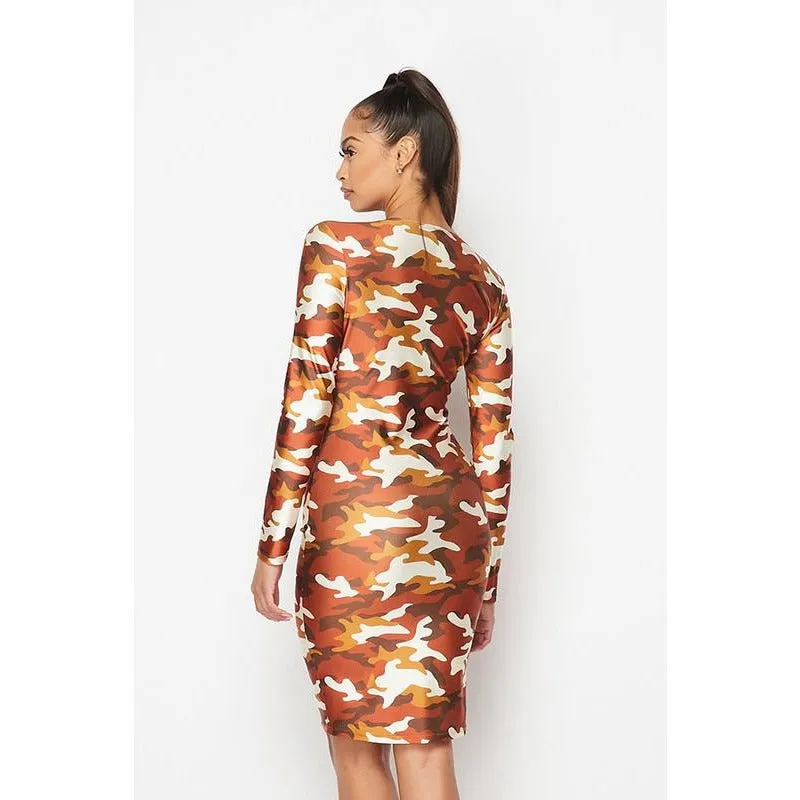 Women Camo Dress
