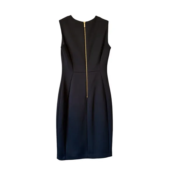 Women's Calvin Klein Black Floral Sheath Dress