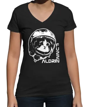 Women's Fuzz Aldrin Vneck T-Shirt - By Ex-Boyfriend