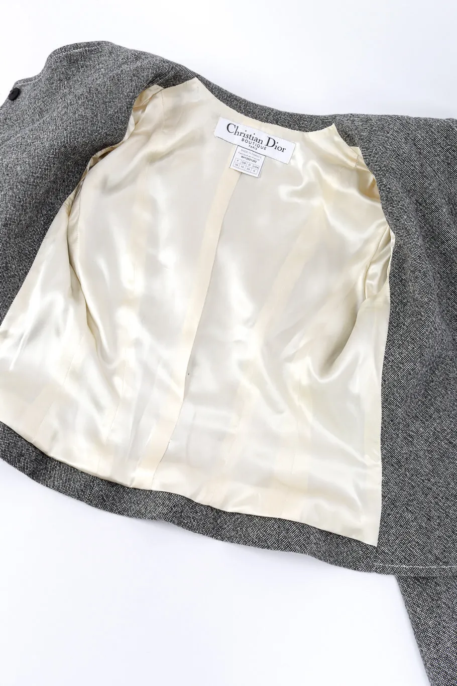 Wool Jacket & Wrap Skirt Suit
