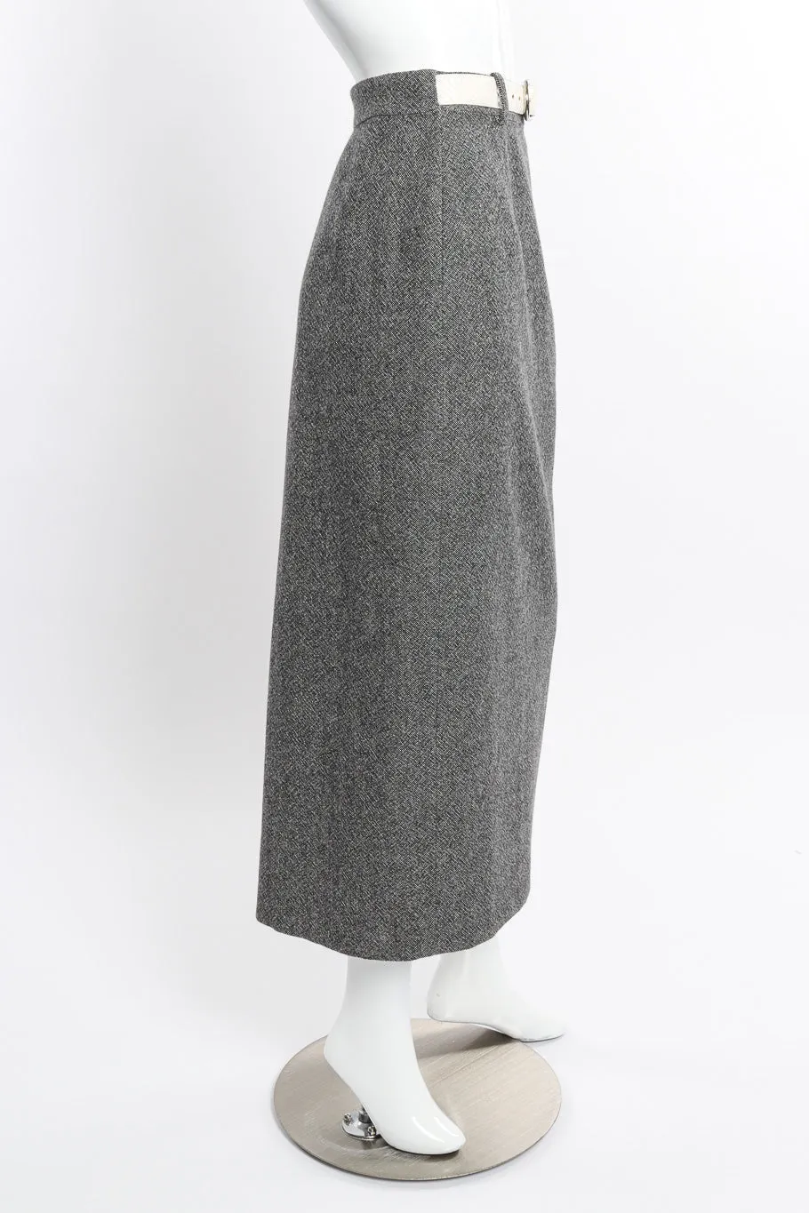 Wool Jacket & Wrap Skirt Suit