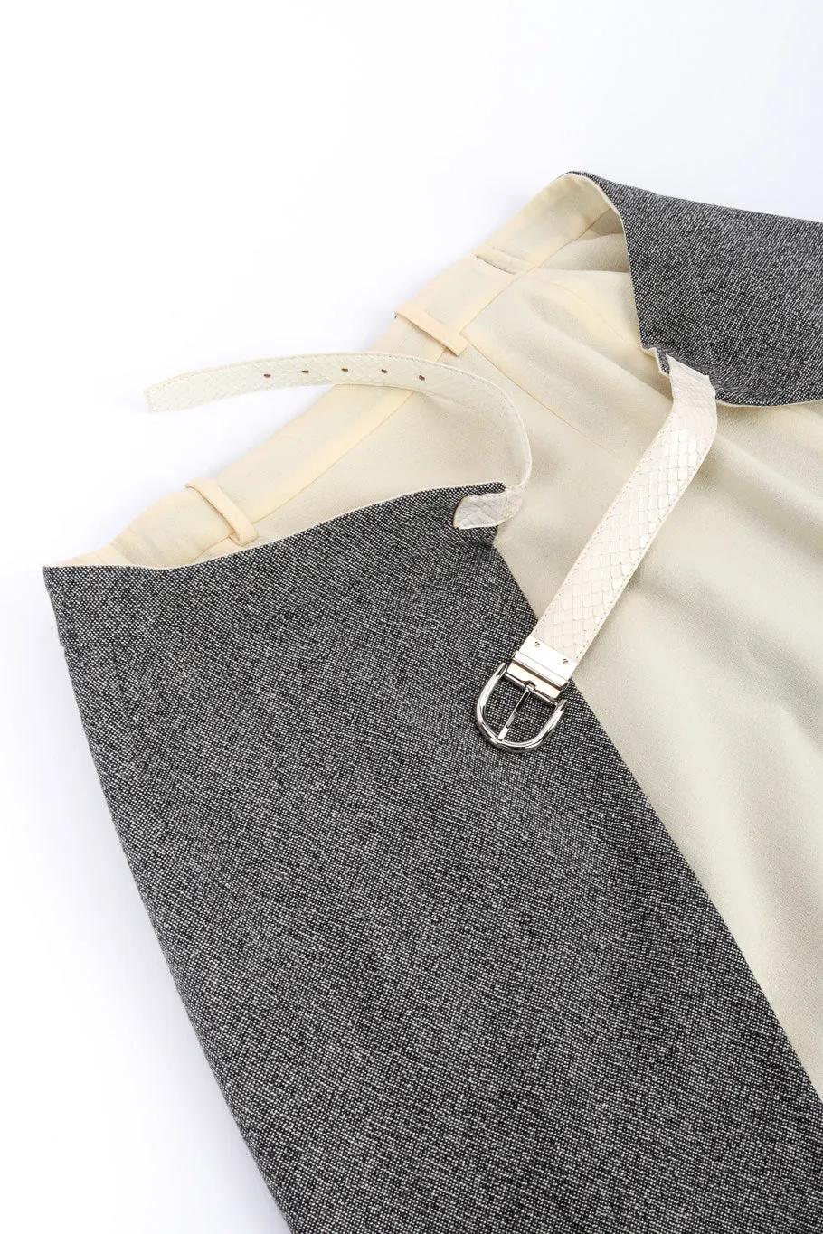 Wool Jacket & Wrap Skirt Suit