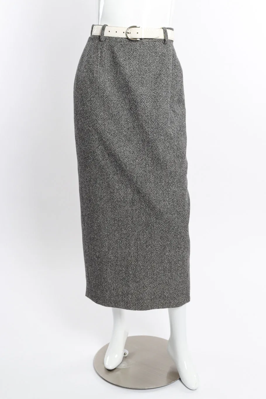Wool Jacket & Wrap Skirt Suit