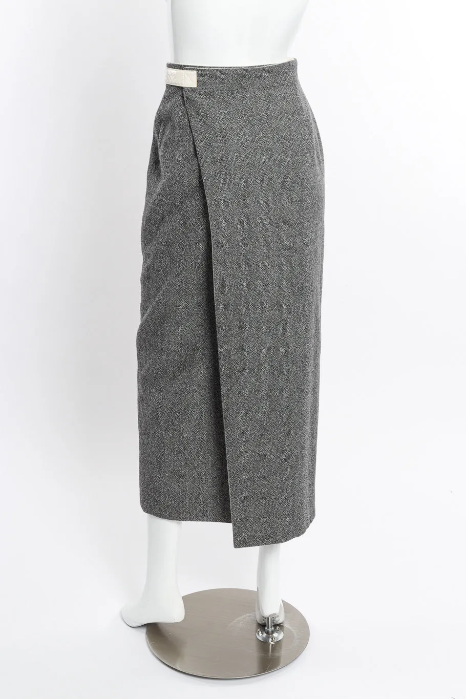 Wool Jacket & Wrap Skirt Suit