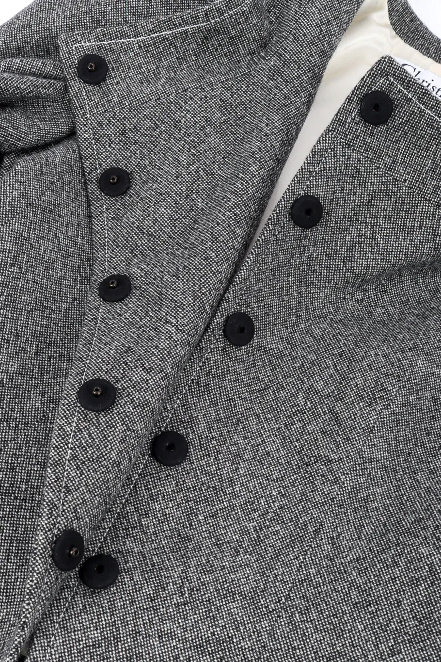 Wool Jacket & Wrap Skirt Suit