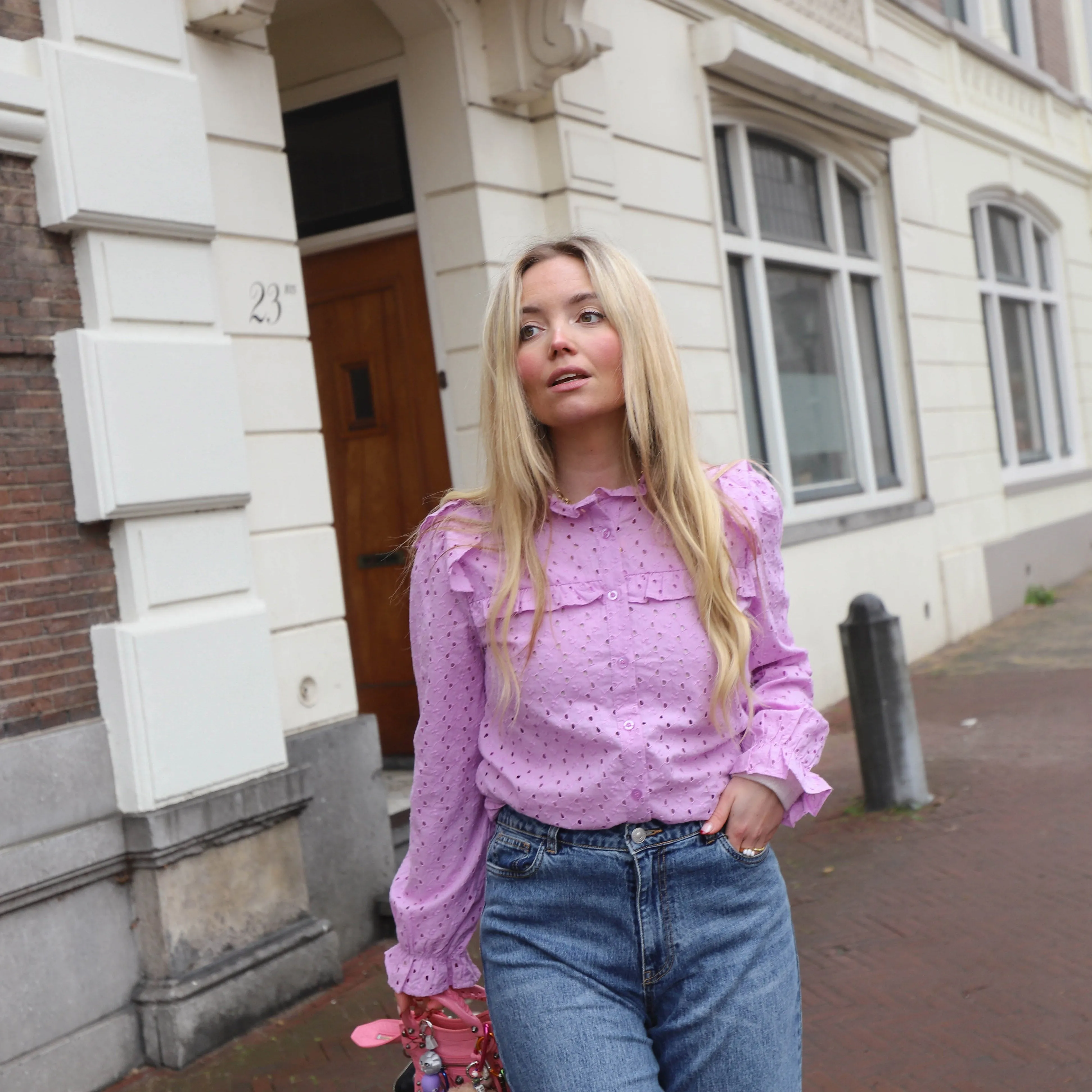 Ydence Blouse Mila lilac