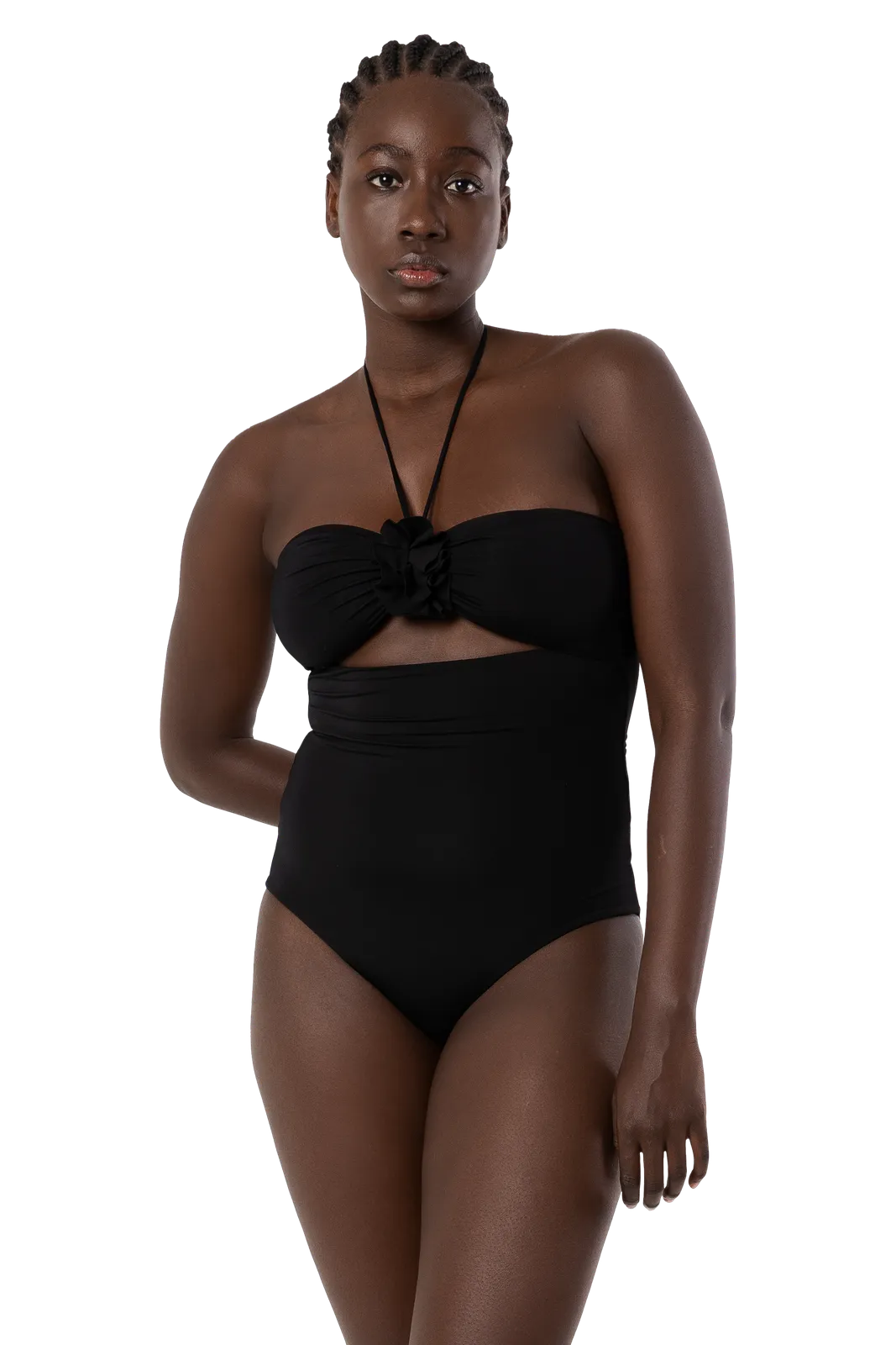 Yina One Piece Bathing Suit- Black