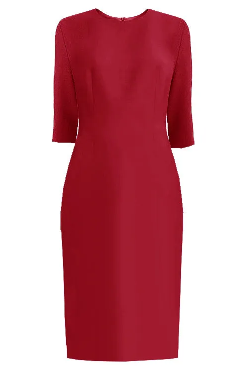 Zurich Sheath Dress with Sleeves